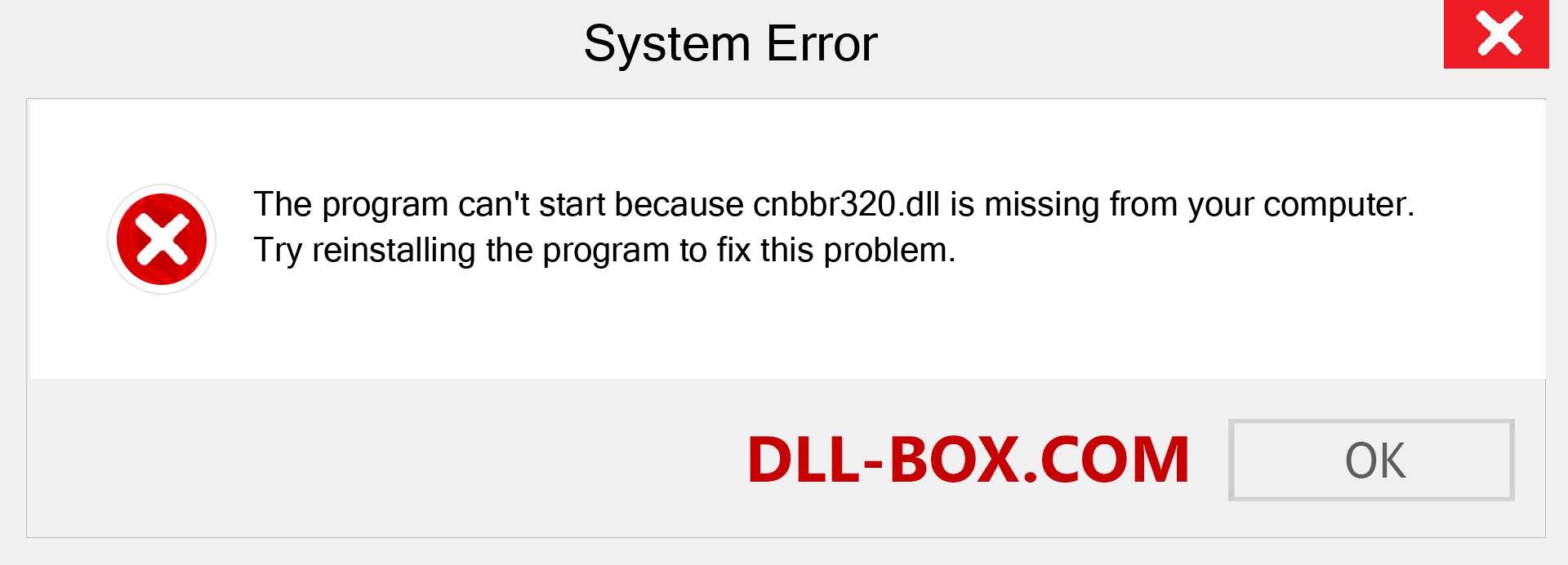  cnbbr320.dll file is missing?. Download for Windows 7, 8, 10 - Fix  cnbbr320 dll Missing Error on Windows, photos, images